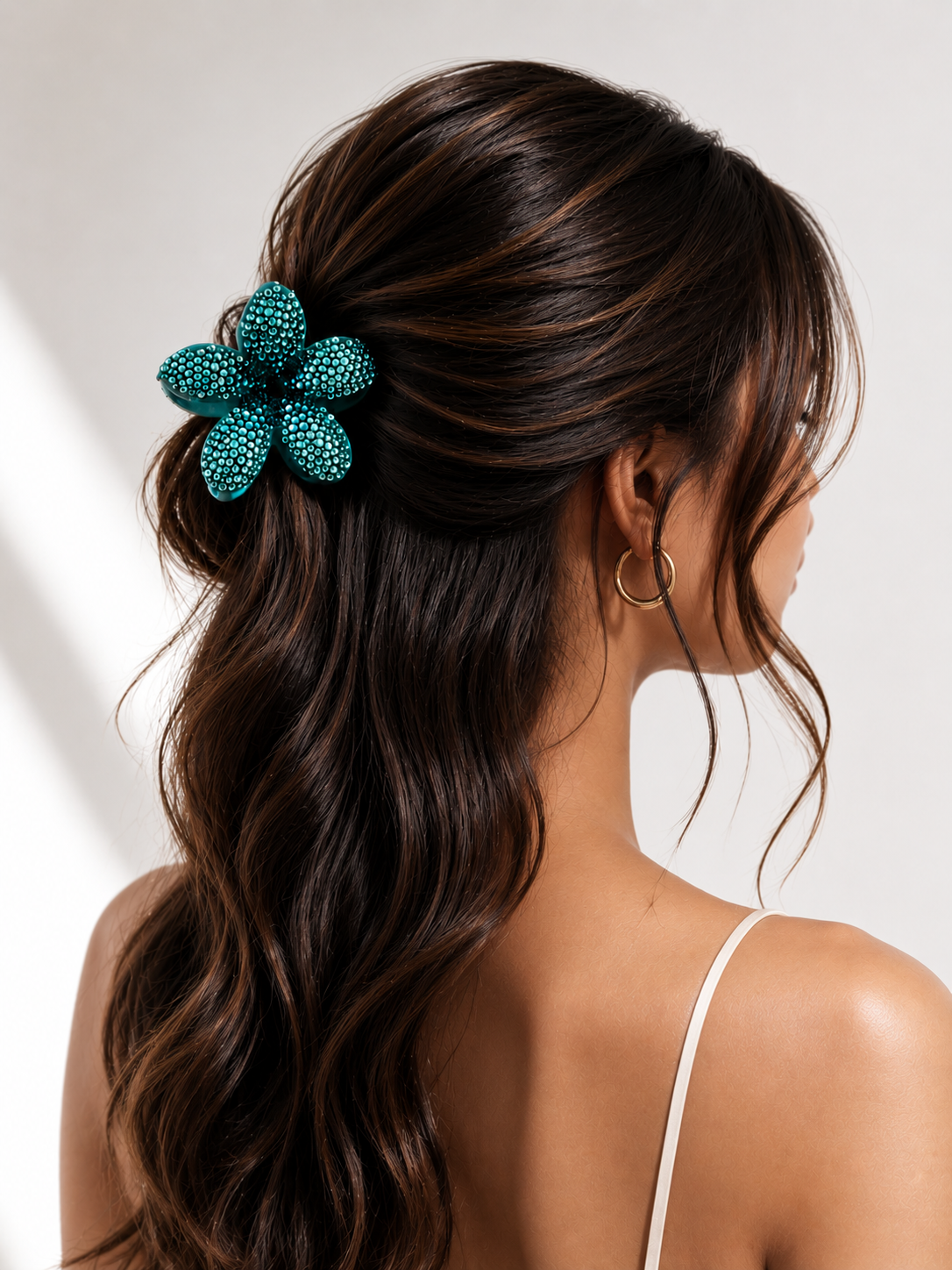 Capri Blue Island Bloom Claw Clip