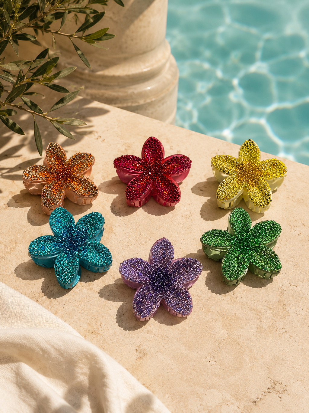 The Island Bloom Claw Clip Set