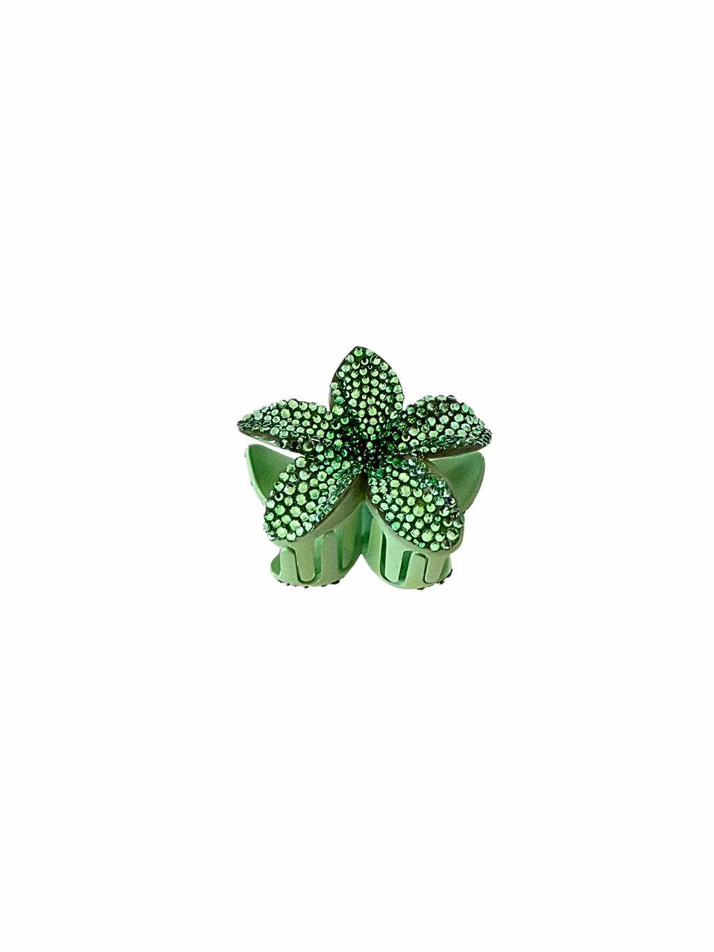 Palm Green Island Bloom Claw Clip