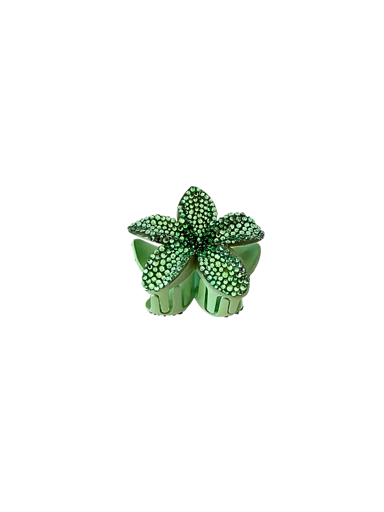 Palm Green Island Bloom Claw Clip