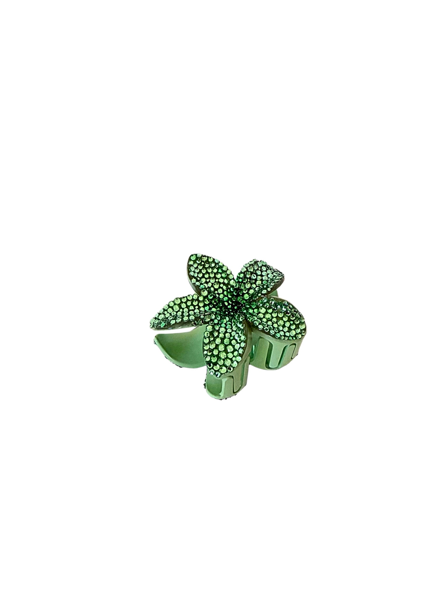 Palm Green Island Bloom Claw Clip
