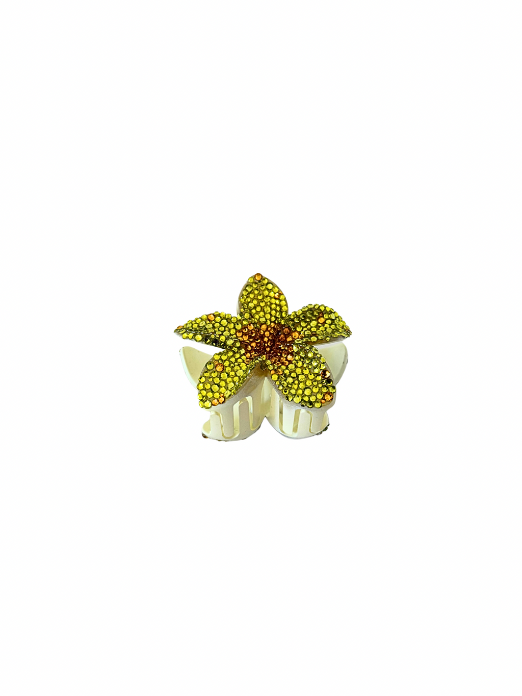 Amalfi Yellow Island Bloom Claw Clip