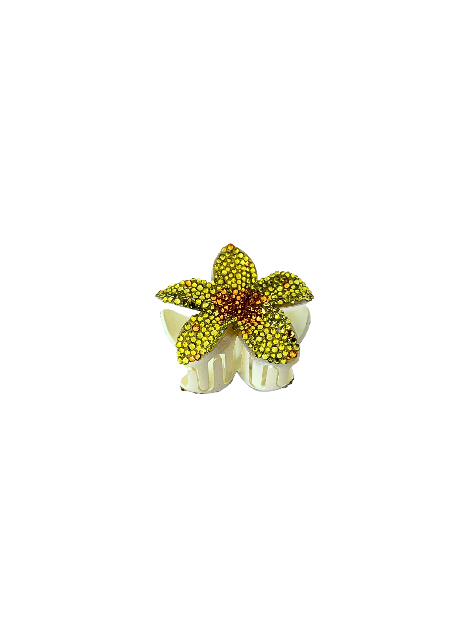 Amalfi Yellow Island Bloom Claw Clip