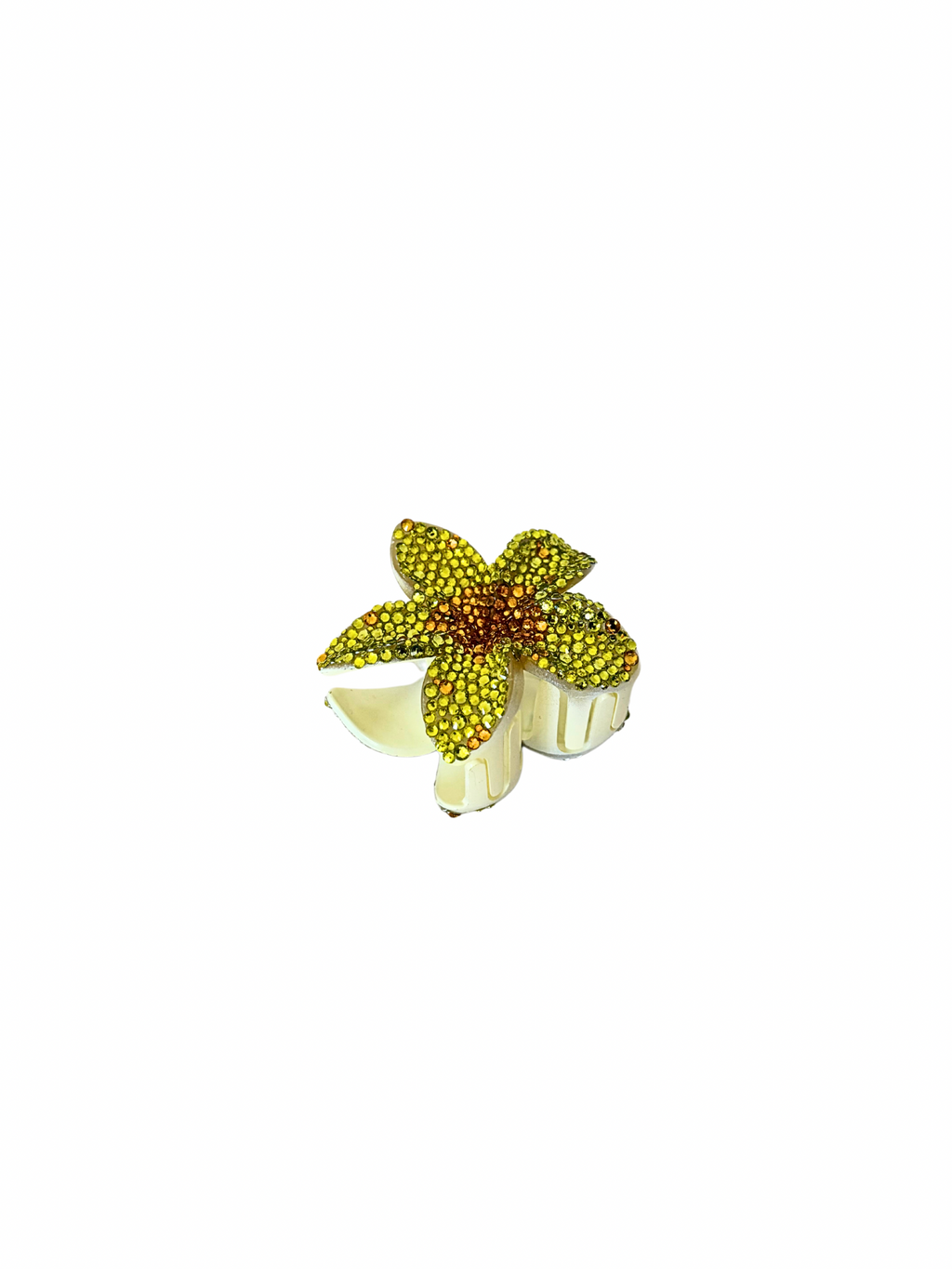 Amalfi Yellow Island Bloom Claw Clip