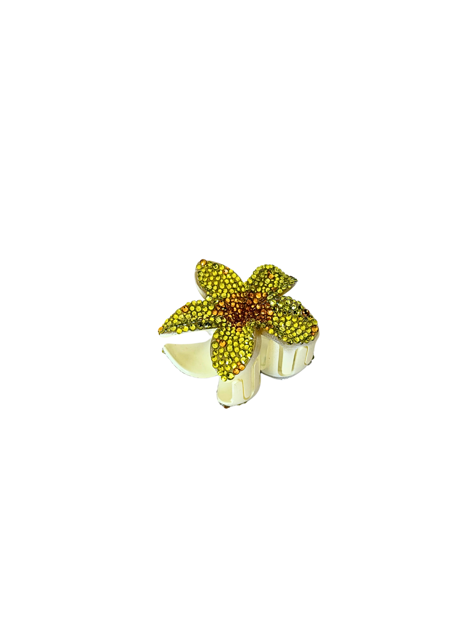 Amalfi Yellow Island Bloom Claw Clip